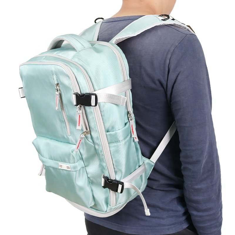 CHANGRONG Custom Waterproof Beige ladies Business Laptop Daypack Backpack