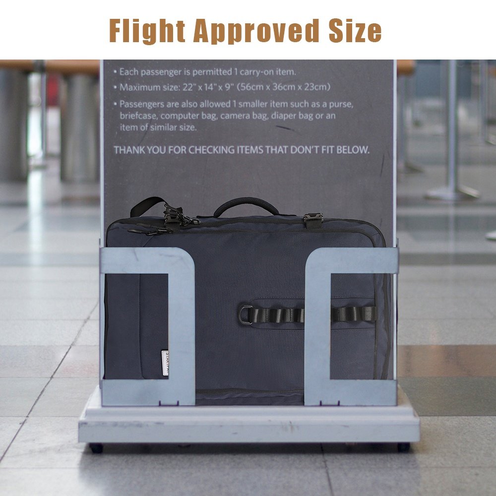 Carry on Flight Approved Waterproof Travel Backpack Men Women Business College Weekender Bag Laptop Backpack