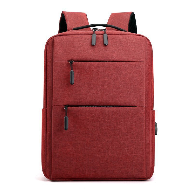 Wholesale 2024 Men's Nylon Backpack Business Leisure Commute Laptop Bag with USB for Middle School Use