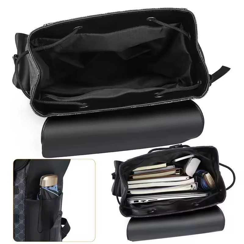 Hot Sale Zipper Double Shoulder Yoga Camping Hiking Sports Drawstring Bag Outdoor Travel Duffle Gym Bag Laptop Backpack