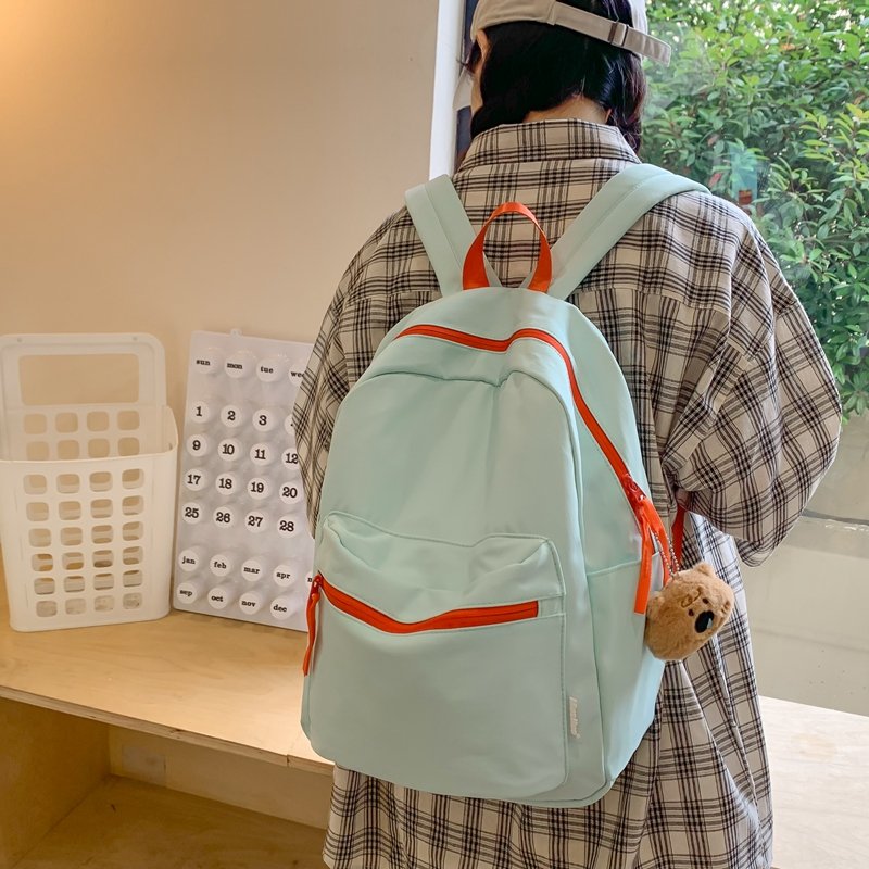New Stylish Girls Yellow Back Pack Travel Leisure Student Collage School Bag Pack Ladies Laptop Backpack For Women