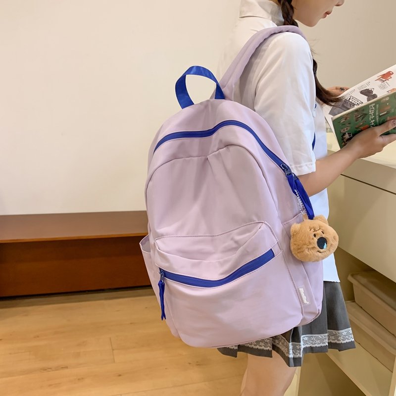 New Stylish Girls Yellow Back Pack Travel Leisure Student Collage School Bag Pack Ladies Laptop Backpack For Women