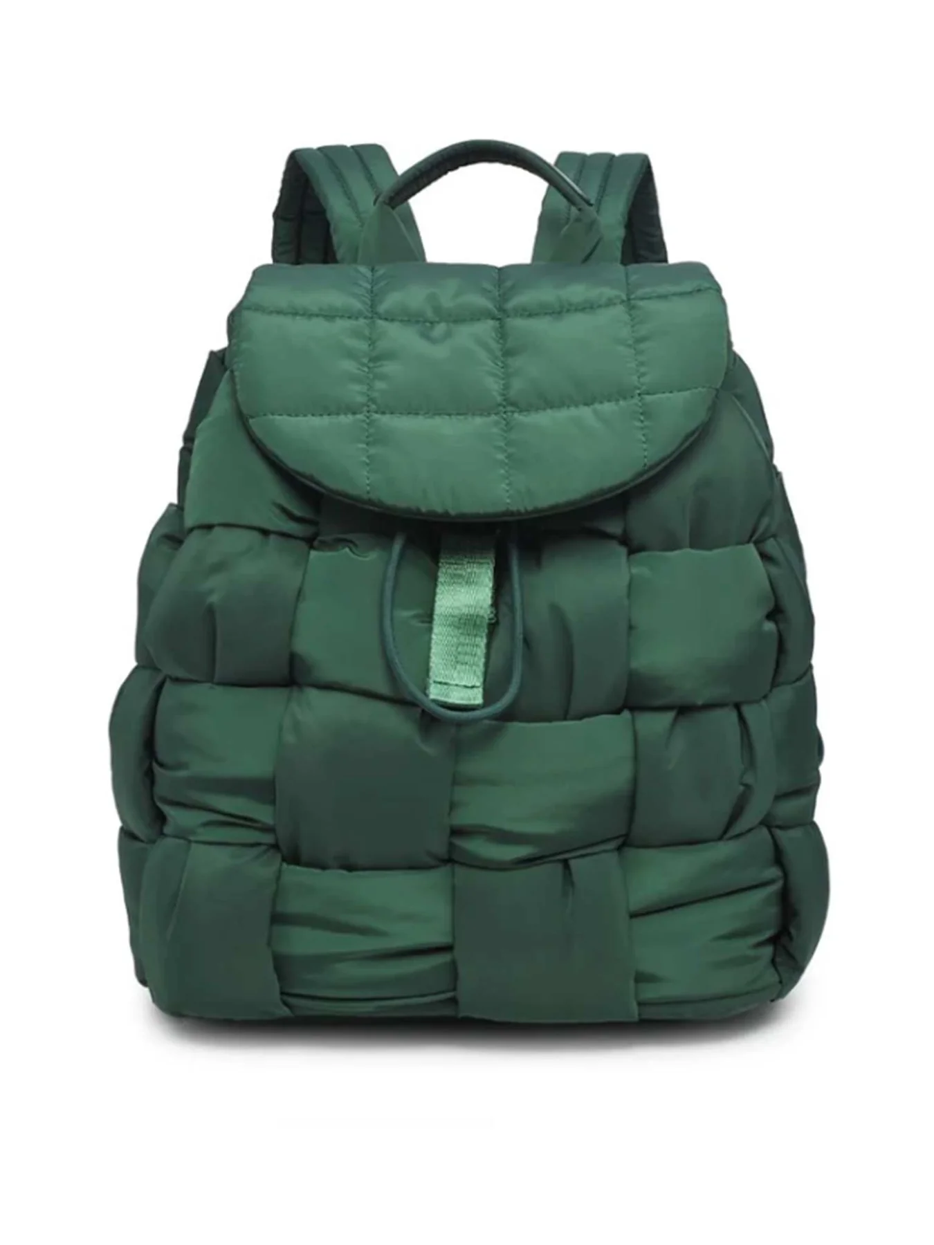Customized Lightweight Quilted Backpack Waterproof Feature Unisex Fashion Style Puffer Nylon Backpack