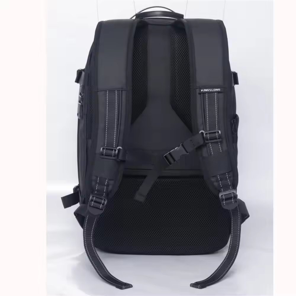 Vacuum Laptop Backpack with Vacuum Pump Airback Travel Backpack Anti-theft Backpacks Waterproof Bag Polyester Customized Male HY
