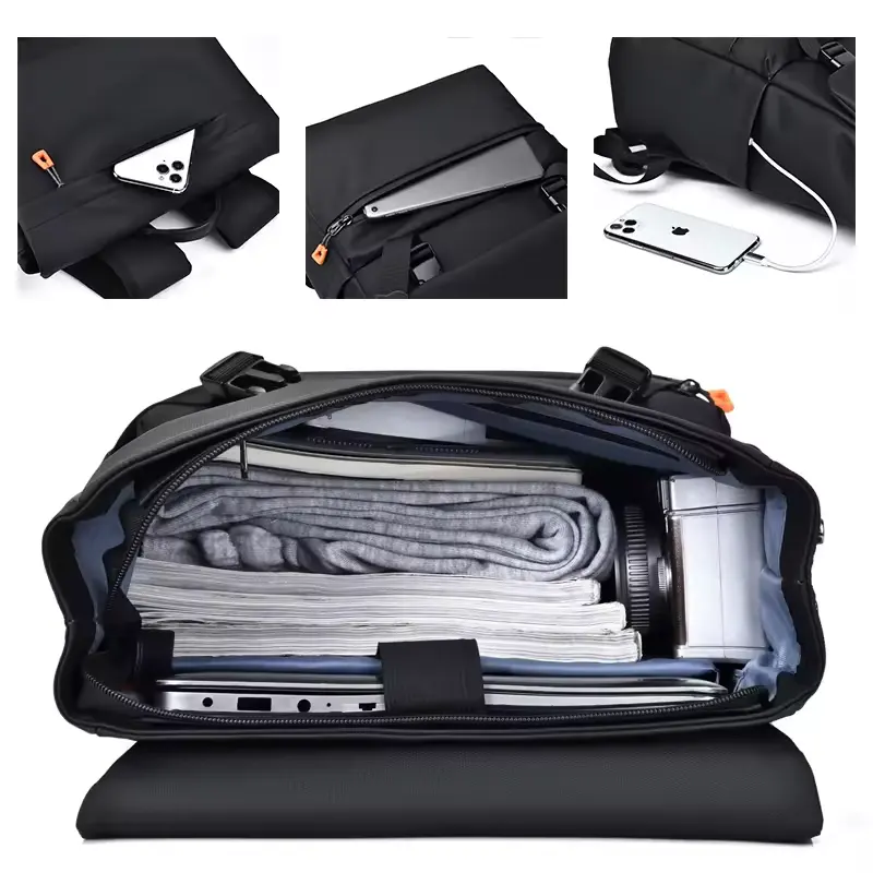 Super September Offer Limited Time Promotion Zipper Multifunctional Bag With USB Port High Quality Laptop Backpacks For Men