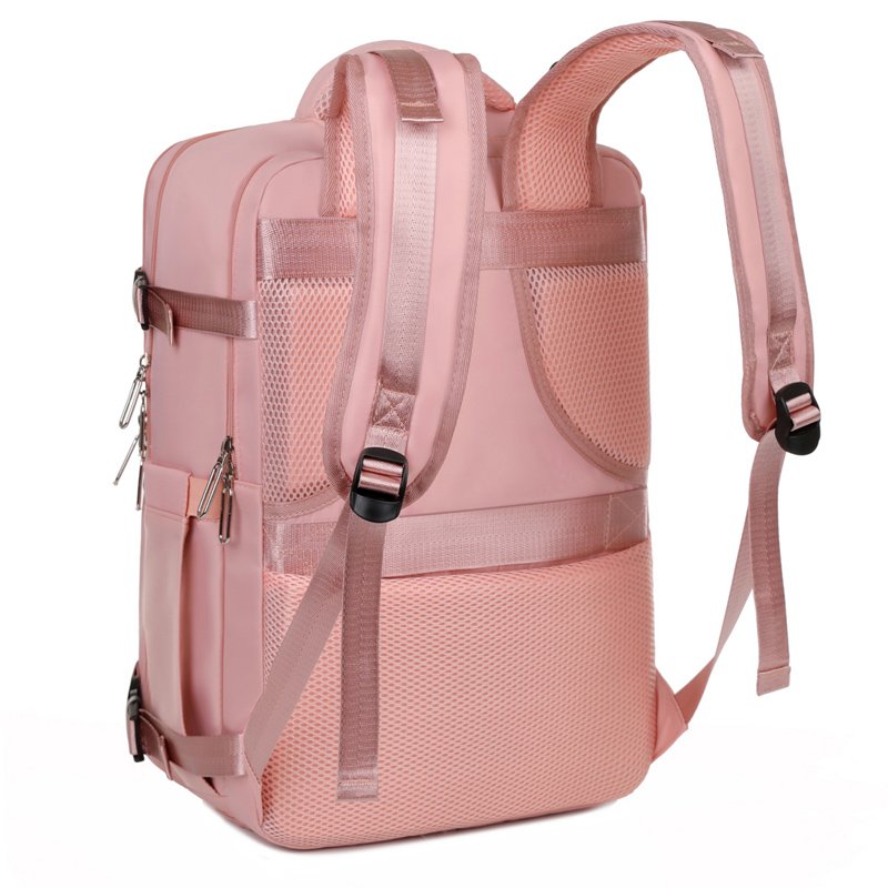 18 inch Business Flight Approved Carry on Backpack Large Travel Laptop Backpack with Wet dry separation pocket shoe compartment