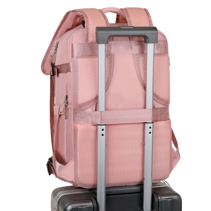 18 inch Business Flight Approved Carry on Backpack Large Travel Laptop Backpack with Wet dry separation pocket shoe compartment