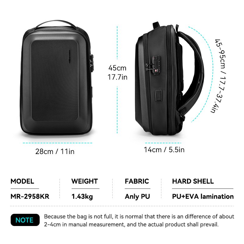 Mark Ryden Custom design anti-theft laptop bag large capacity multifunctional business shoulder bag out practical backpacks