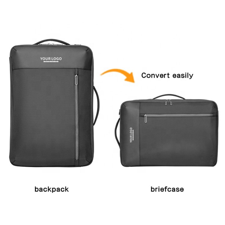 large capacity multifunctional waterproof leather backpack custom anti theft smart laptop backpack bag