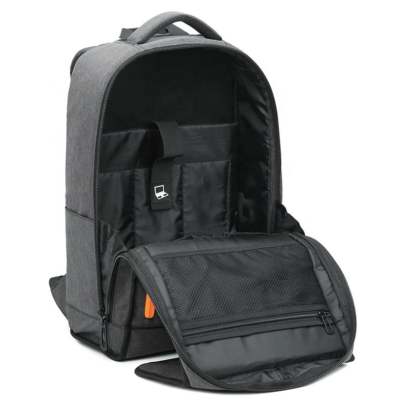 Customizable OEM Business Backpack Waterproof College Smart University Laptop Bag with USB Made from Leather Oxford Material