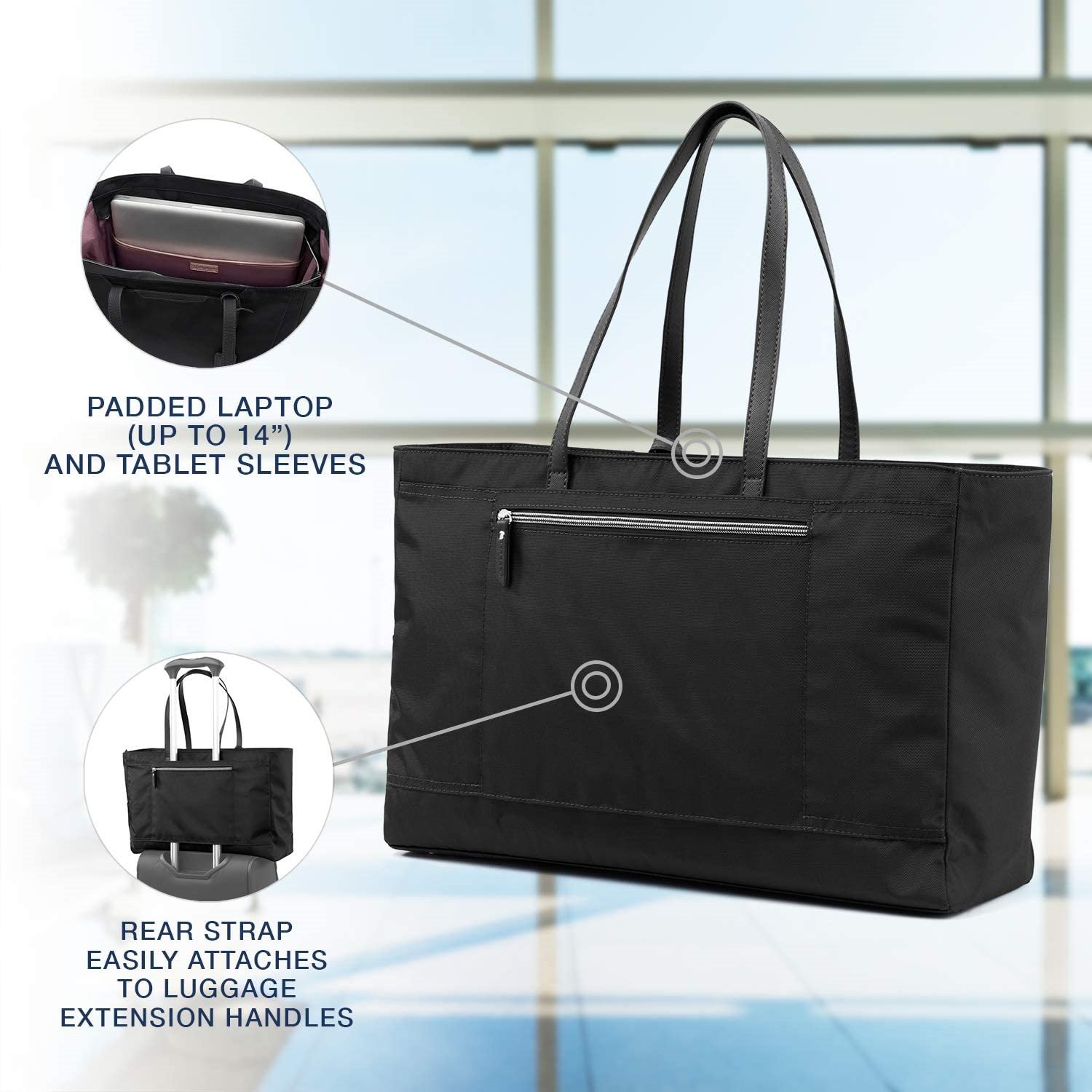 Free Sample Large Capacity Nylon Laptop Carry-on Tote Bag Foldable Sport Handbag Fashion Shoulder Bag for Gym Beach Shoe Storage