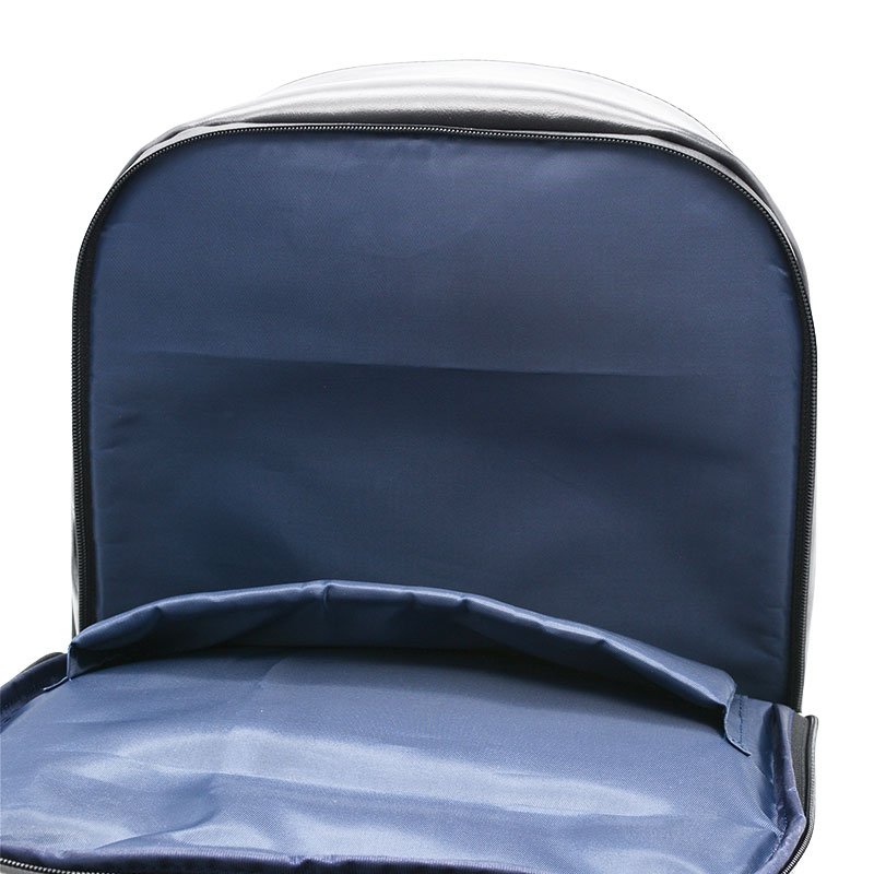 Factory Custom High End Soft Real Black Genuine Real Cow Leather Business Laptop Backpack Men