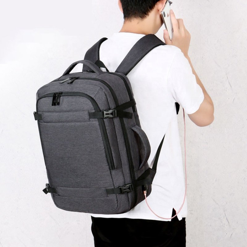 17inch USB Waterproof Mens Oxford Notebook Bag Travel Custom School Premium Extra Large Laptop Backpack