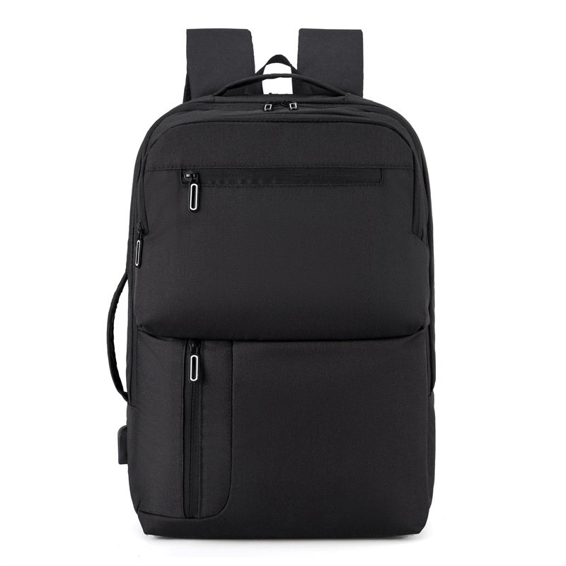 Custom new business bag USB charging school travel simple laptop backpack