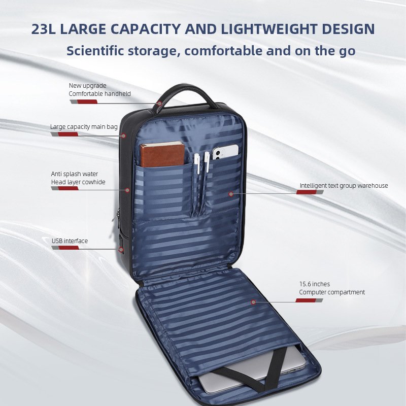 Computer Laptop Backpack College Backpack with USB for Men Customized Multi Functional Waterproof Logo Blank Male Oxford