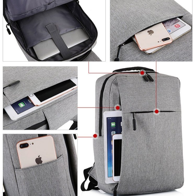 Logo Custom Multifunctional Simple Business Style Travel bag Waterproof Oxford Leisure laptop backpacks