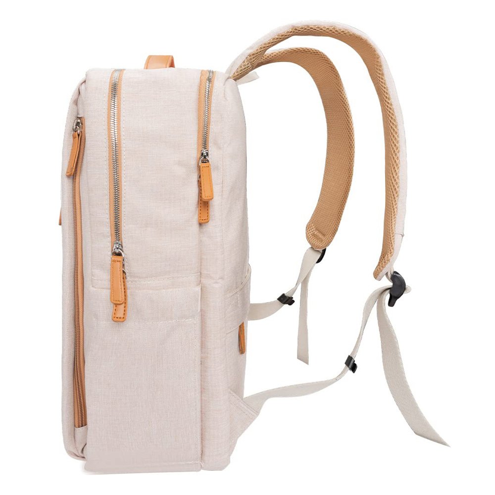 15.6 Inches Travel Backpack Waterproof Oxford School Bag with USB Charging Student Laptop Backpack