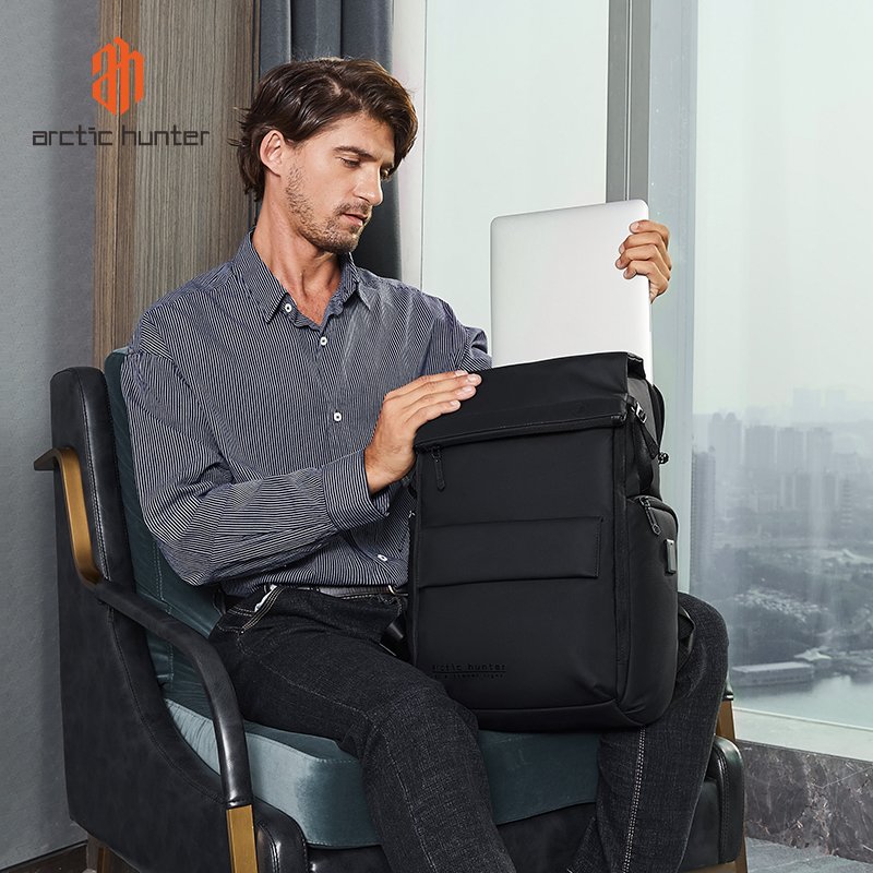 Arctic hunter USB Charger men's Backpack Smart Backpack Bag laptop bags for men wholesale backpack mochila zaino sac a dos