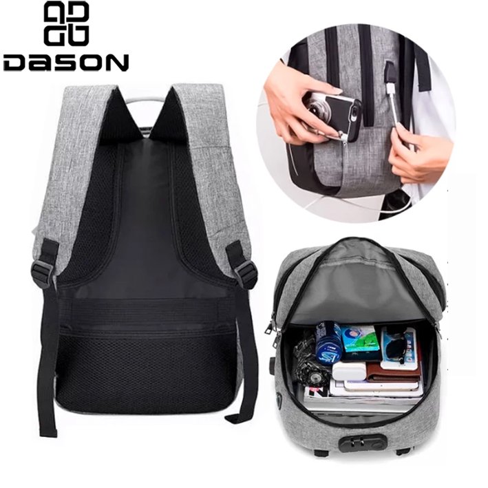 Modern Laptop Backpack,Travel Anti Theft Laptop Backpack with USB Charging Port,Commuter Laptop Backpack for Women&Men