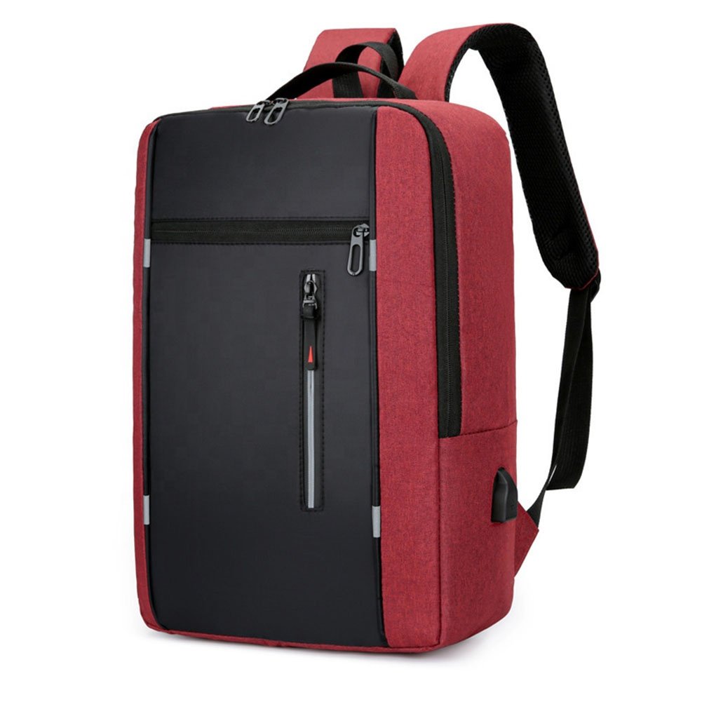 Ready to Ship New Style Factory Direct Unisex USB Charging Laptop Backpack Solid Waterproof Outdoor Leisure School Backpack