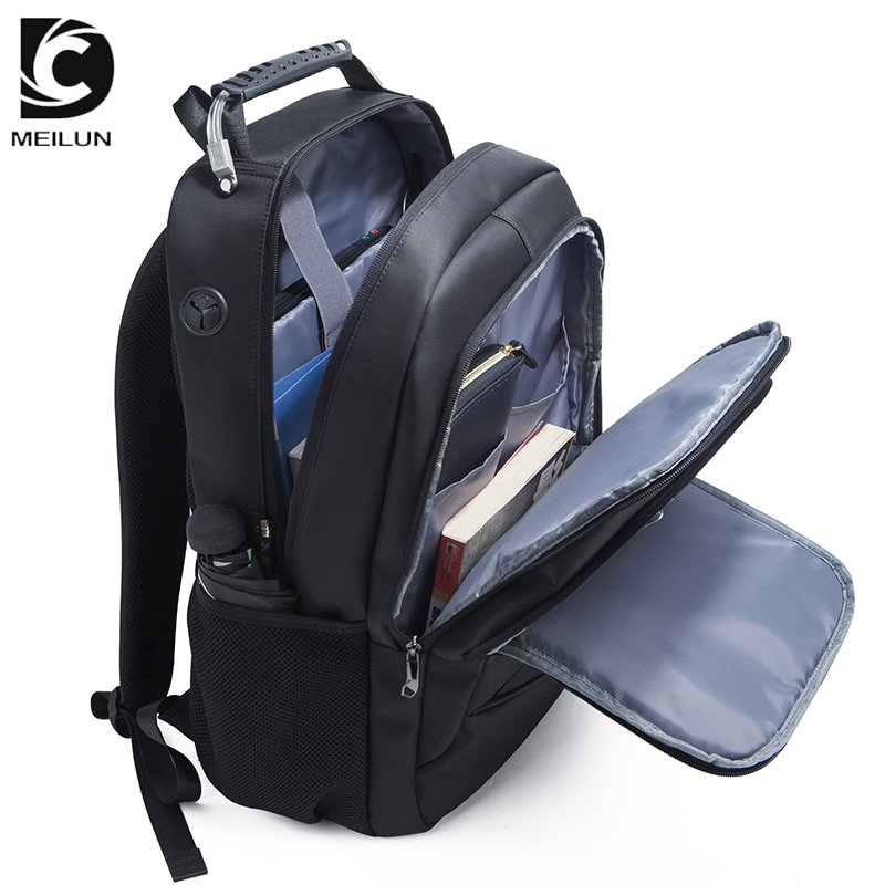 Best sale 2021 Waterproof USB Charger Port School Bag Mochila Backpack Mens Women Anti Theft Smart Laptop Backpack 17.5 inch