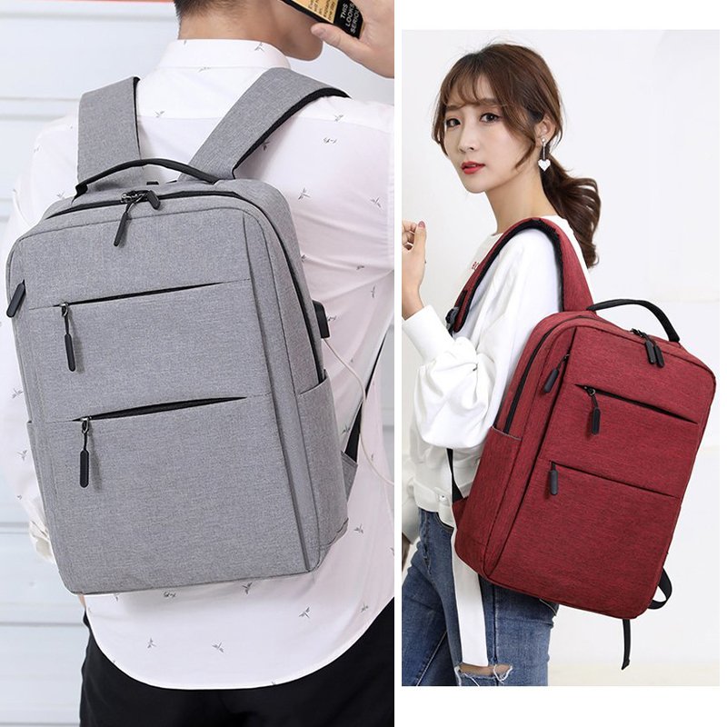 Good Quality Simple Design Custom Logo School Laptop Backpack Knapsack Bagpack Bag Schoolbag