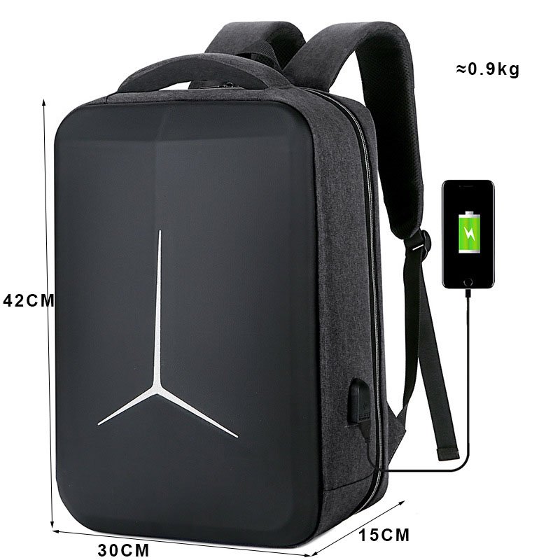 High Quality Waterproof 15.6 inch laptop bag men antitheft backpack business leisure bagpack with USB chgarging