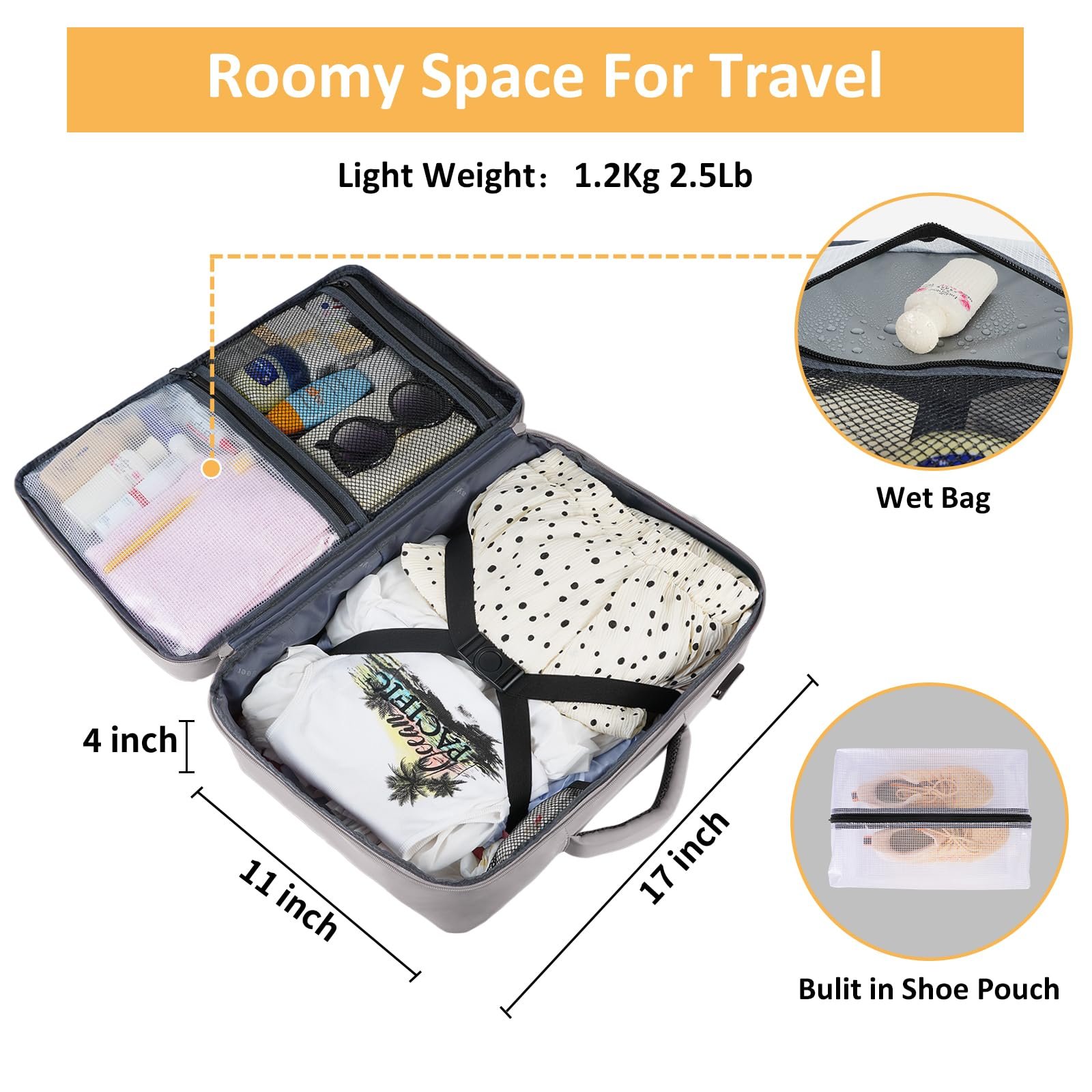 Factory Custom 17 Inch Expandable Waterproof Travel Backpacks Men Business Laptop Backpack