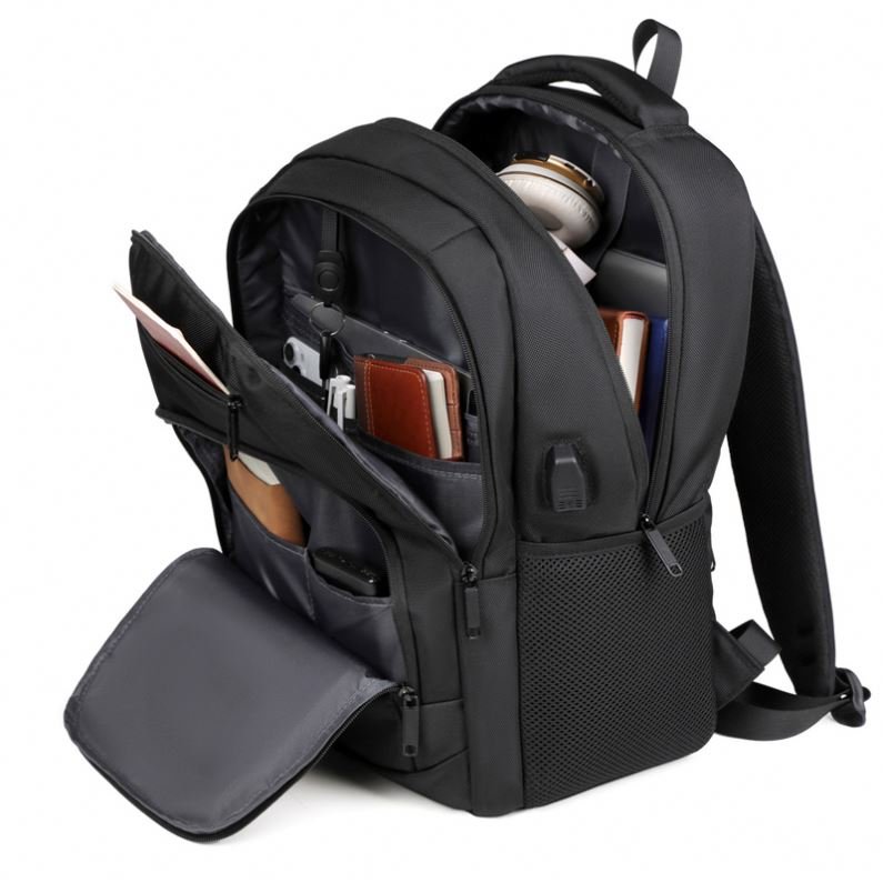 Custom logo business travel laptop backpack Waterproof Oxford student Anti Theft men's sports school bag backpacks with usb