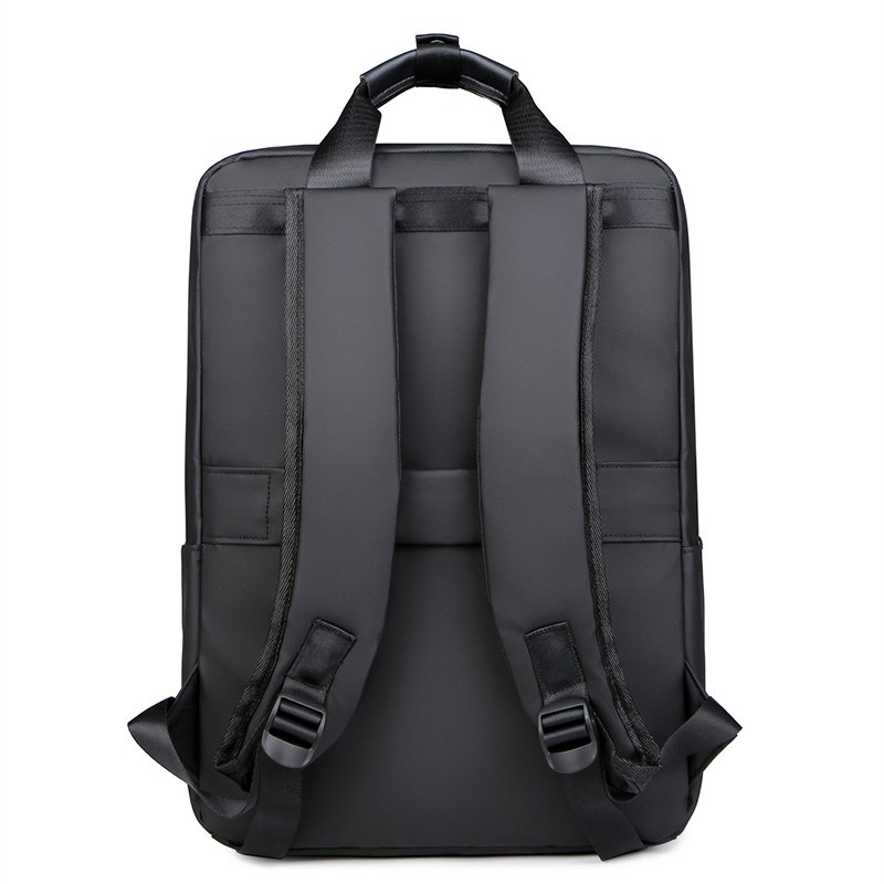 Factory 15.6 Inch Custom Logo Waterproof Oxford Pu Material Business Men Day Pack Bag Travel Laptop Backpack