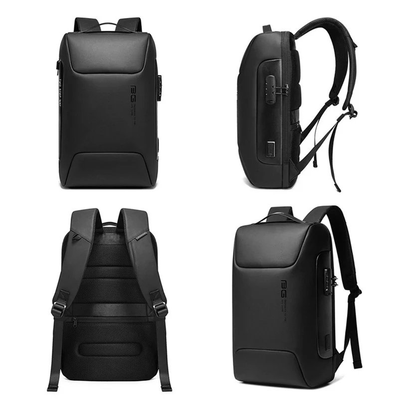 Business Backpack For Men Fit 15.6 inch Laptop Backpack Multifunctional Anti Thief Backpack Waterproof Bags USB Charging