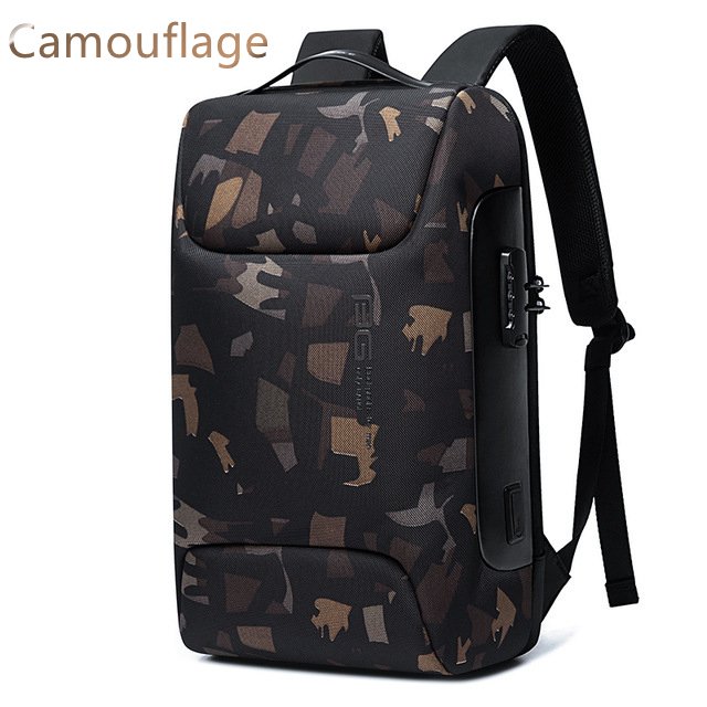 Business Backpack For Men Fit 15.6 inch Laptop Backpack Multifunctional Anti Thief Backpack Waterproof Bags USB Charging