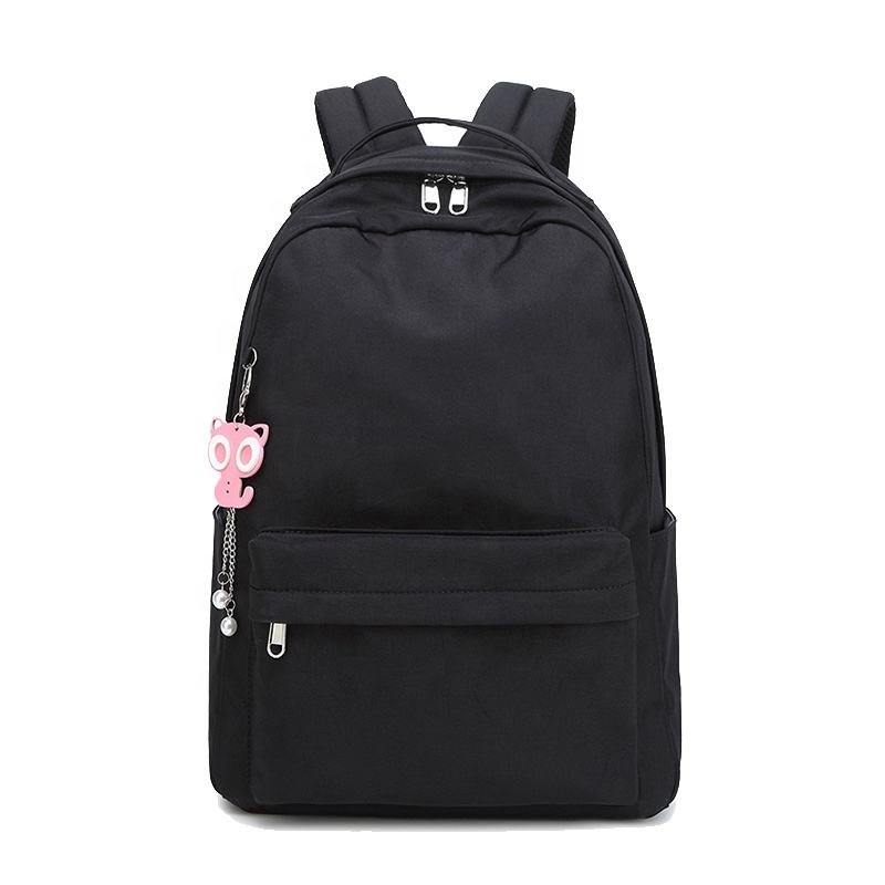 Wholesale Blank High Quality Back to School Student Leisure Backpack Bookbags Pink School Bags Backpacks For Girls