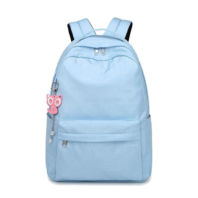 Wholesale Blank High Quality Back to School Student Leisure Backpack Bookbags Pink School Bags Backpacks For Girls