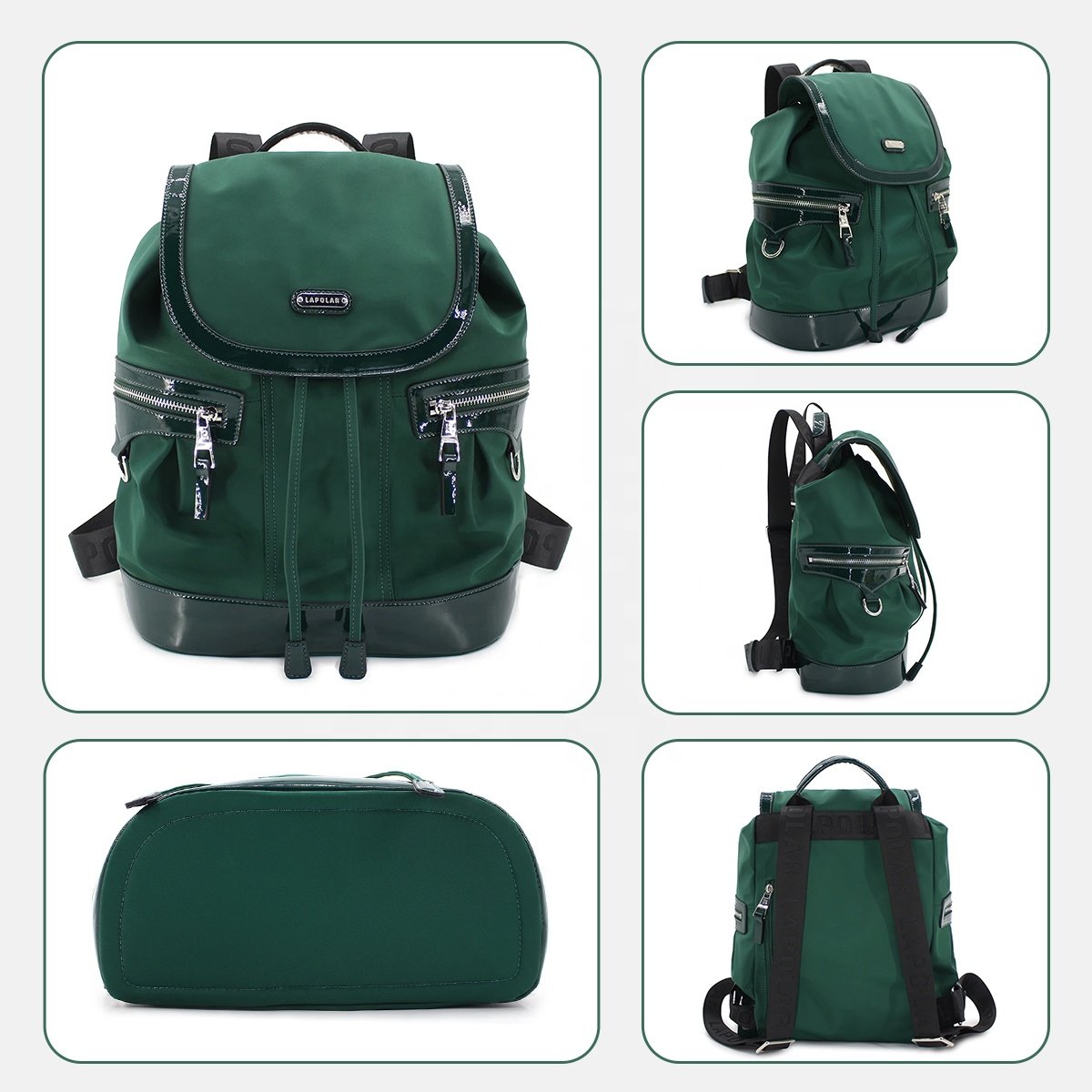LAPOLAR Large Capacity Custom Logo Waterproof Laptop Backpack Travel Backpack Women Men Backpack School Bags