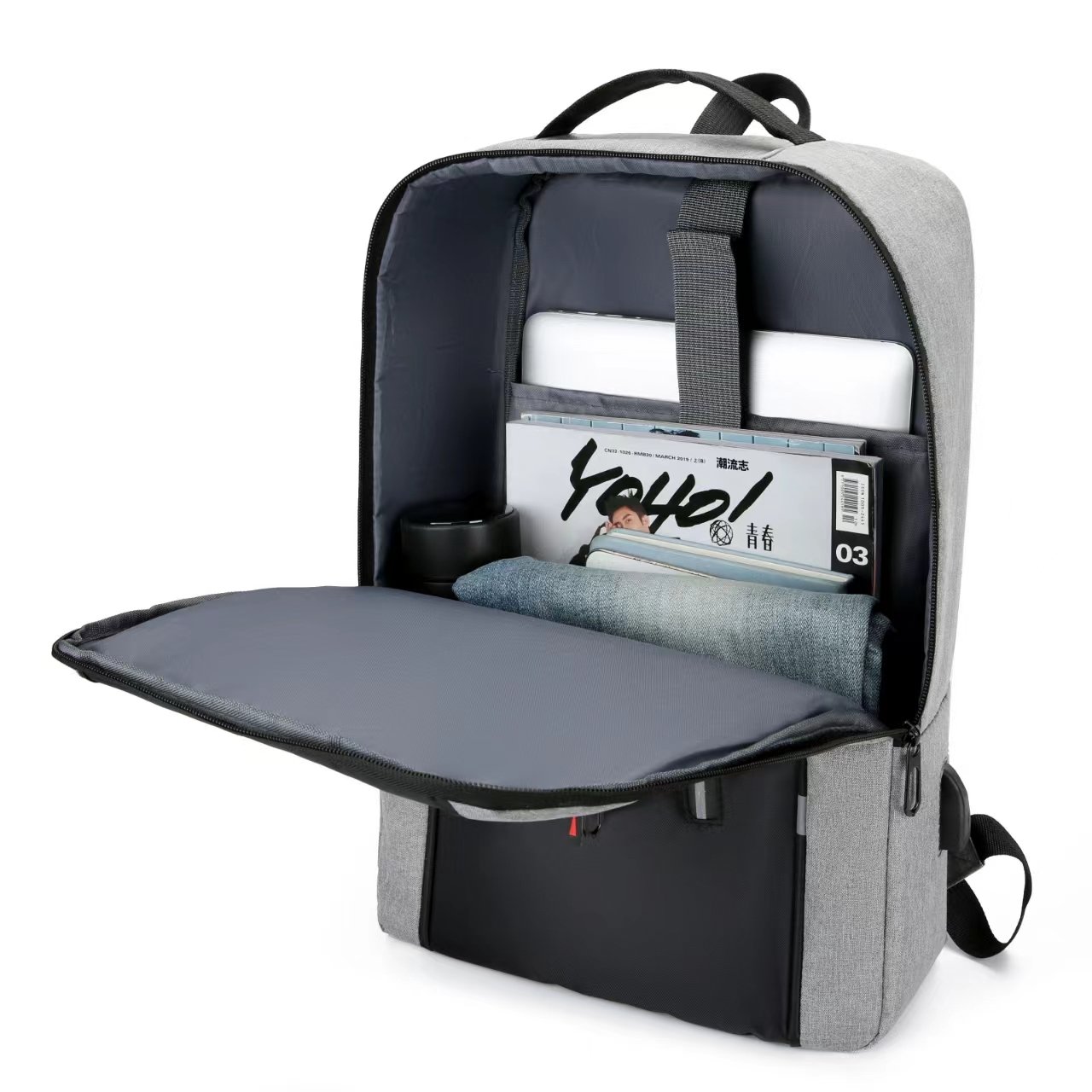 Factory Wholesale Waterproof Backpack Custom Laptop Backpack with USB Computer Backpack for Business Man and Woman