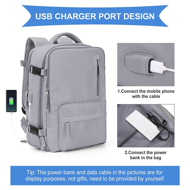 Women Men Travel Backpacks 14/15.6/17 Inch Business Computer Bag with USB Port College School Bags Laptop Backpacks