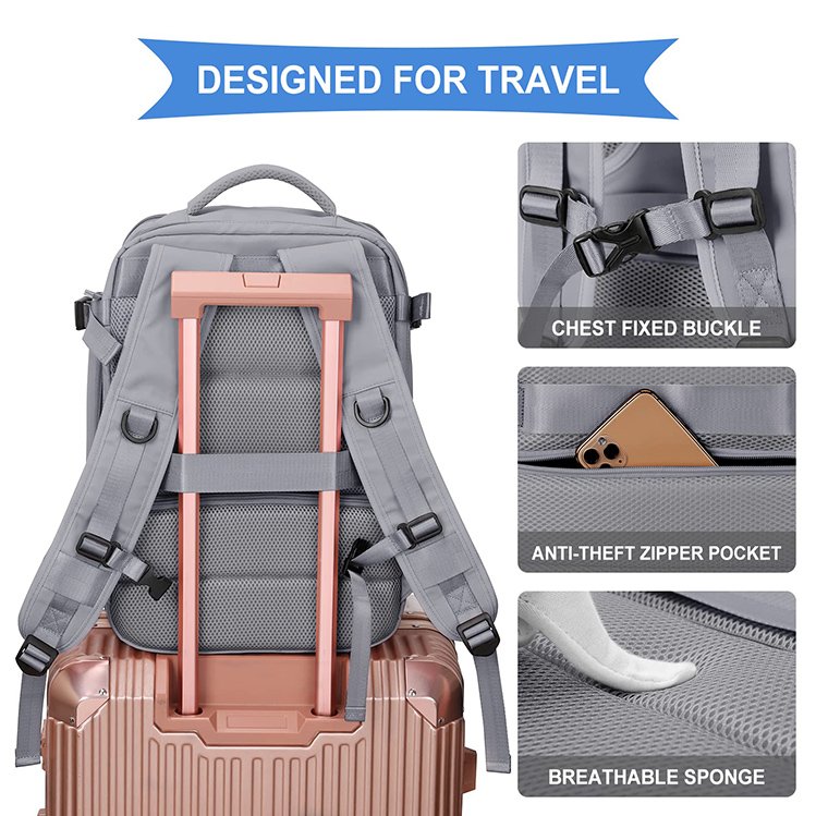Women Men Travel Backpacks 14/15.6/17 Inch Business Computer Bag with USB Port College School Bags Laptop Backpacks