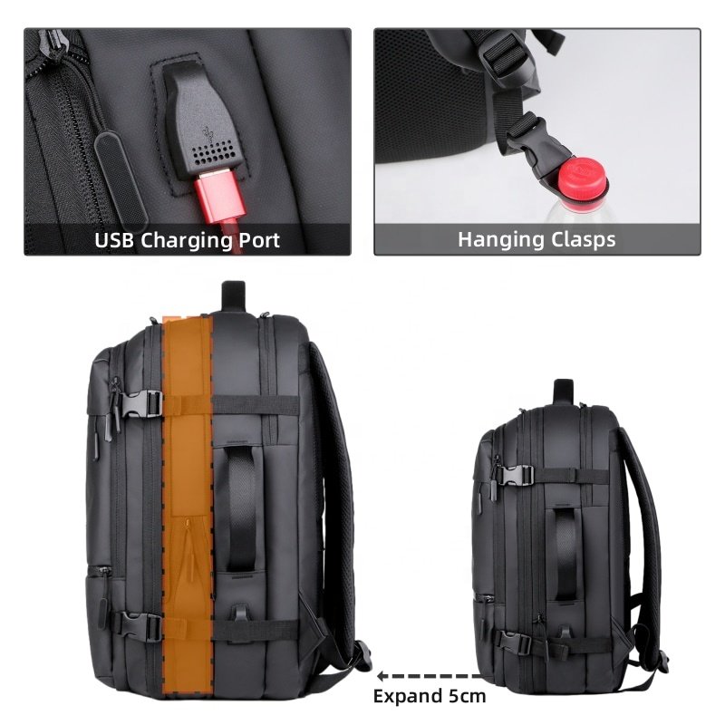 High Quality Mochila School Bag Business Man Back Pack Bagpack Sac A Do Men's 16" Computer Laptop Backpack