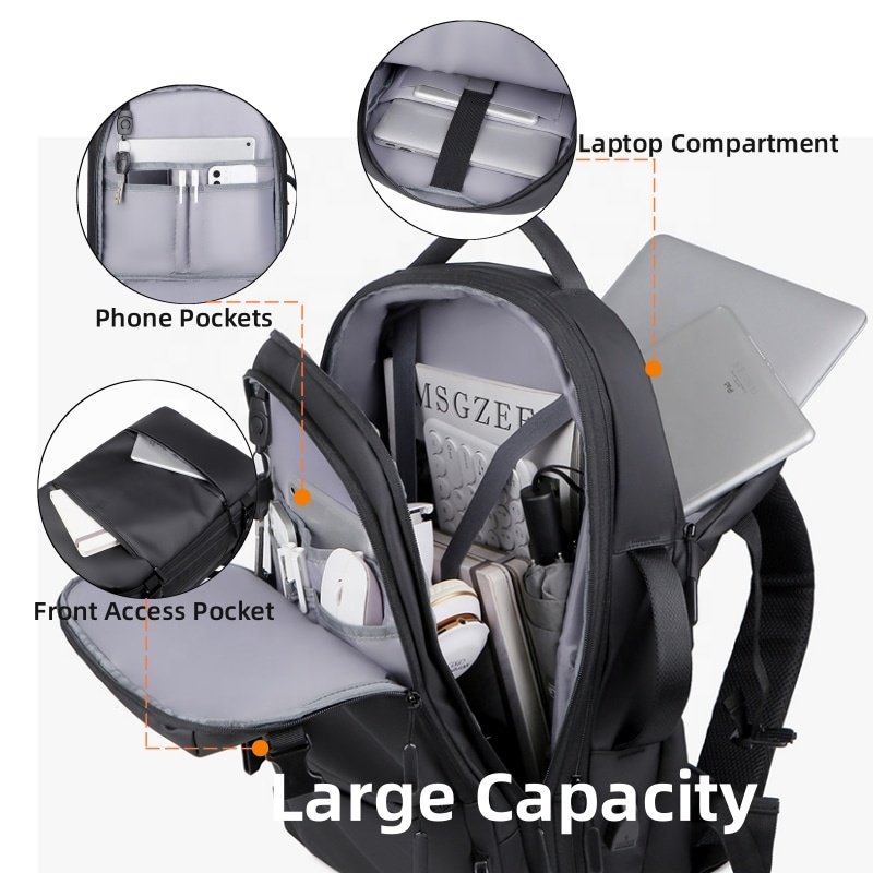 High Quality Mochila School Bag Business Man Back Pack Bagpack Sac A Do Men's 16" Computer Laptop Backpack