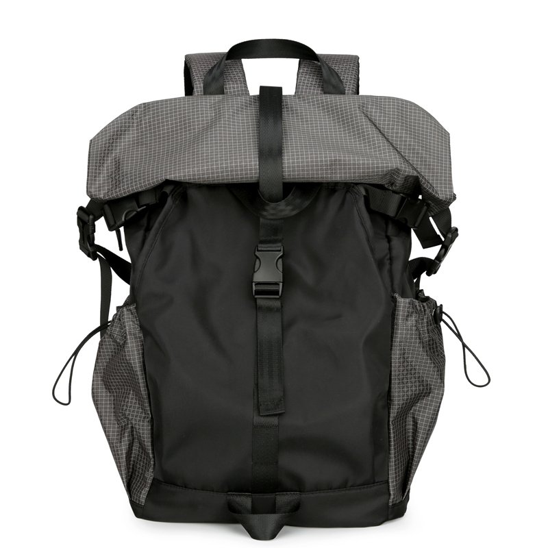 Custom RollTop Laptop backpack waterproof Oxford men's school college casual sports travel foldable backpacks