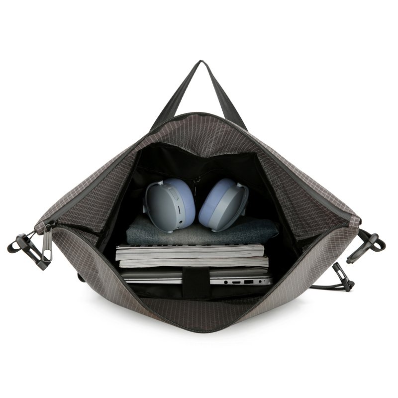 Custom RollTop Laptop backpack waterproof Oxford men's school college casual sports travel foldable backpacks
