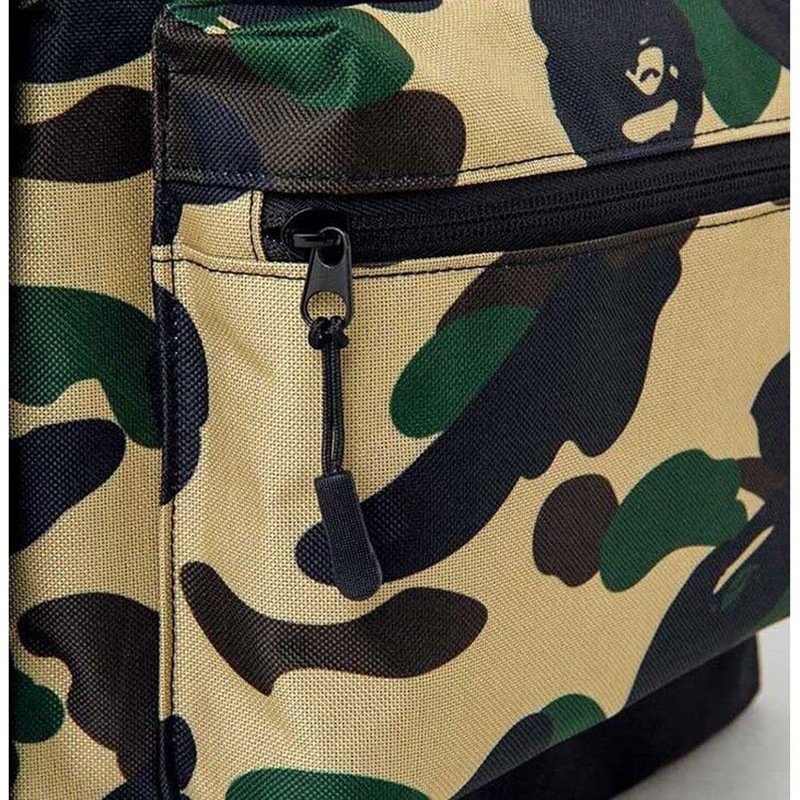 King Mcgreen Star New Large-Capacity Camouflage Unisex Bape Ape Backpack