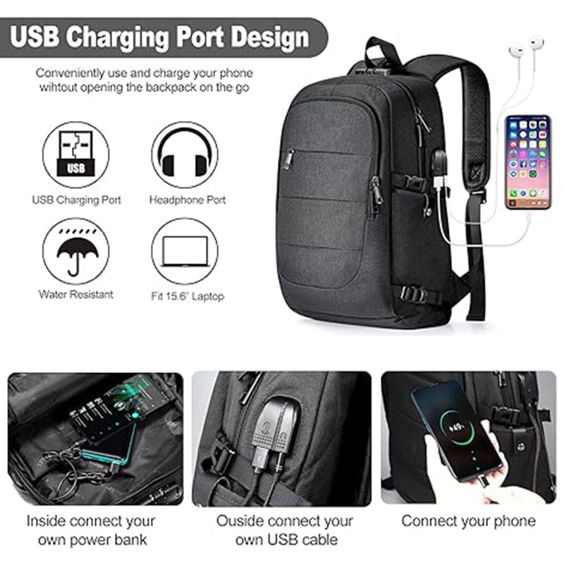 Custom Logo Computer Business Backpacks Waterproof Laptop Backpack computer backpack for Women Men Work