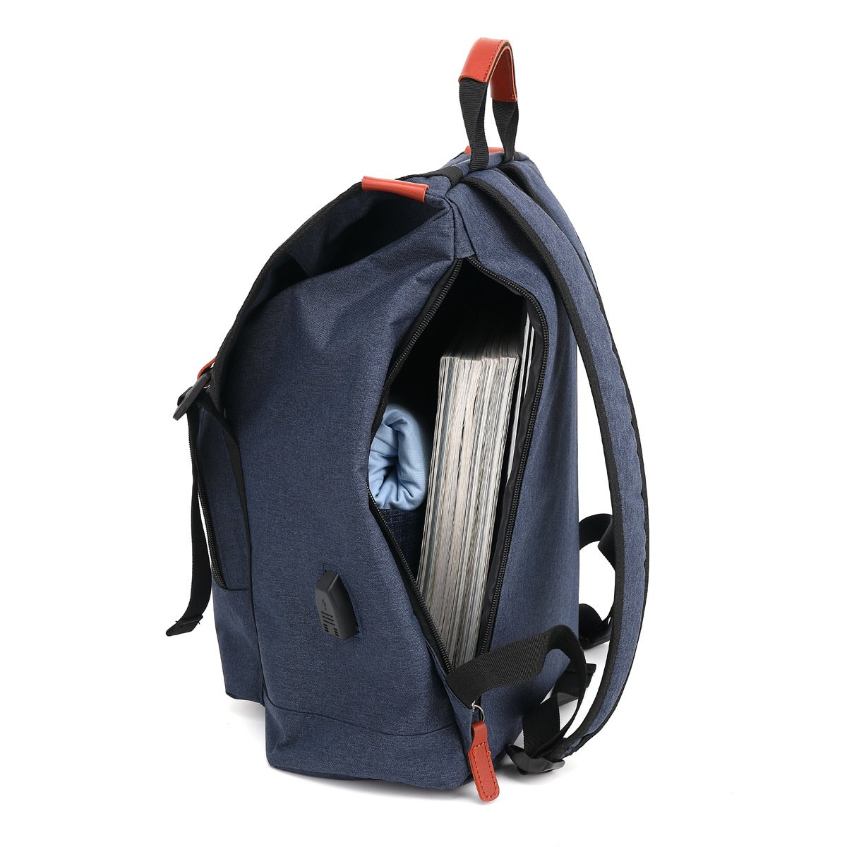 Travel Anti Theft Business Laptop Backpack USB Charging Port Headphone Interface Laptop Backpack