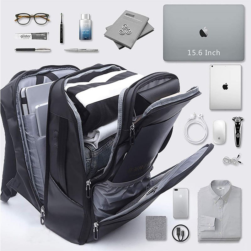 Travel Laptop Backpack for Men Business Laptop Backpacks with USB Charging Port Water Resistant College School Computer Bag pack