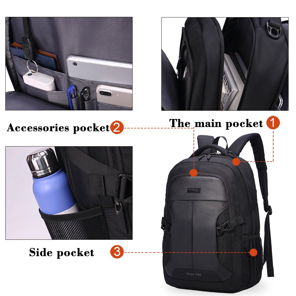 2023 Aoking backpack New Patent Design Massage School Bags Student Air Cushion Men's Laptop Men Large Capacity Comfort Backpacks