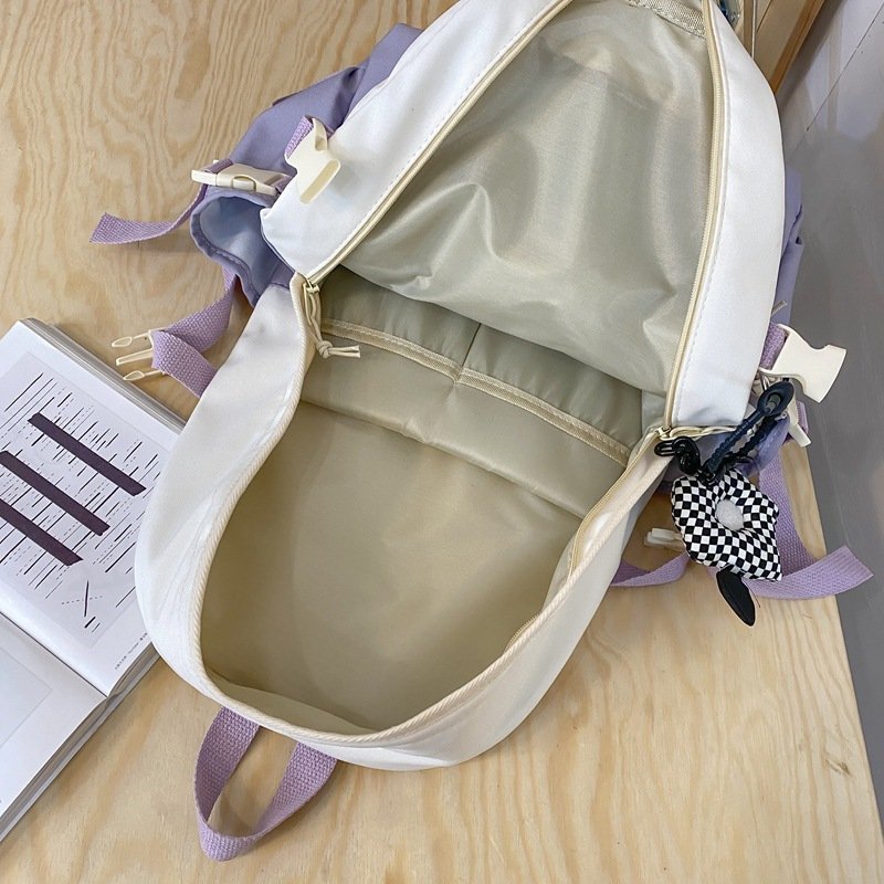 KBW310 New Junior High School Students High Capacity Lightweight Backpack High Quality Simple and Versatile Shoulder Bag