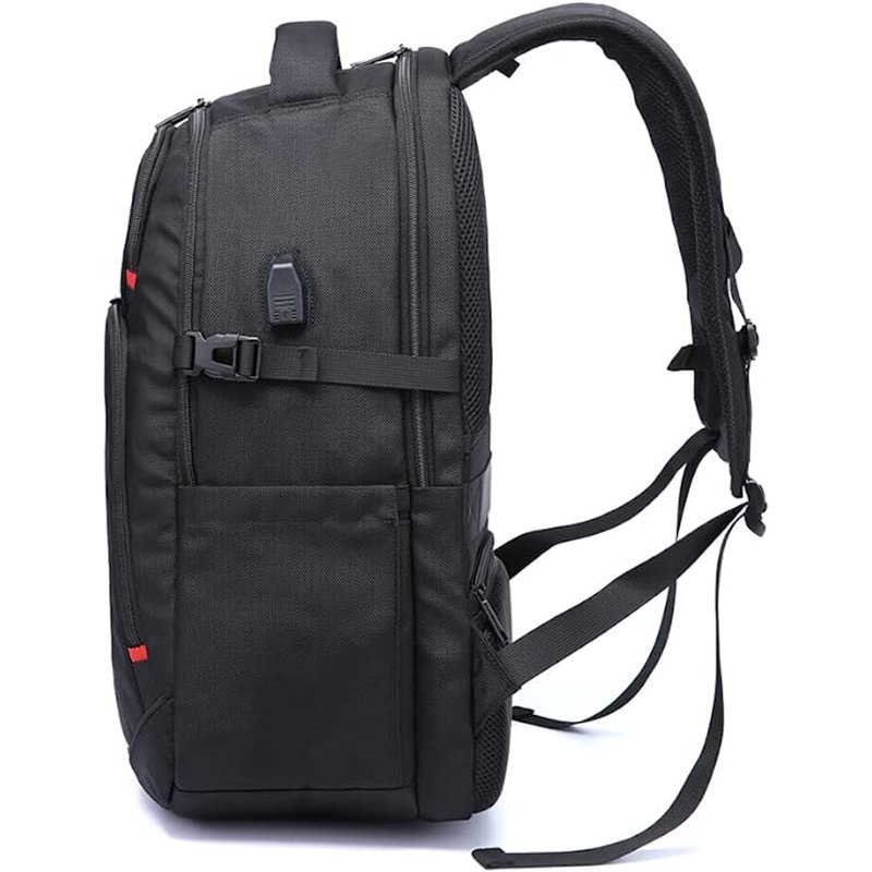 Baige Wholesale Polyester Backpacks For Men Women Custom Business Laptop Backpacks With USB Charging Port