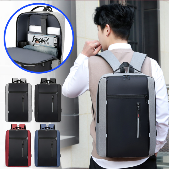 High Quality Computer Charging Backpacks Travelling Laptop Backpack With USB Multifunctional Schoolbag